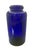 Art Deco Style Erte Fireflies Cobalt Vase For Sale - Image 11 of 13