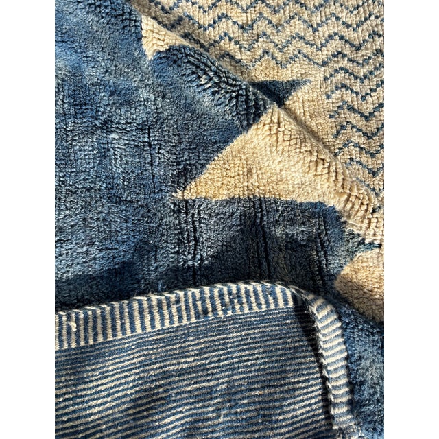 Moroccan Mrirt Beni Ouarain Rug, 1990 For Sale - Image 9 of 11