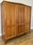 Vintage French Wardrobe in Oak For Sale - Image 3 of 12