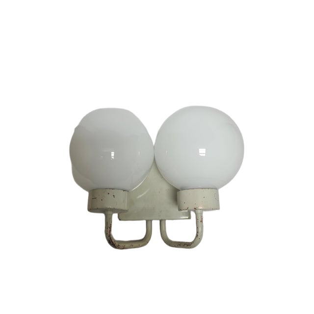 Two-Armed Wall Lamp from Elmet Zabrze, 1970s For Sale - Image 9 of 10