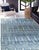 Contemporary 12x15 Modern Light Blue Geometric Moroccan Handknotted Wool Berbet Carpet Rug For Sale - Image 3 of 6