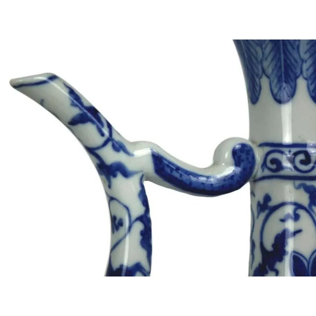 Chinese 18th Century Chinese Porcelain Ewer with Marking on the Bottom For Sale - Image 3 of 8