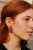 Metal Bochic “Orient” Vintage Bubble Ruby Earrings Set 18K Gold & Silver For Sale - Image 7 of 7