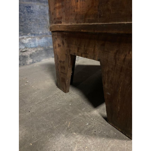 Quarter Sawn Oak Arts & Crafts Floor Clock With Cabinet For Sale - Image 10 of 14