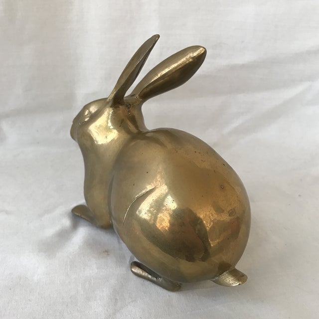 Vintage Brass Rabbit Figurine Chairish