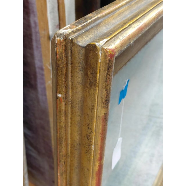 Framed Signed John Louis Brown (1829-1890) Autour Du Lac Pastel on Paper For Sale - Image 9 of 9