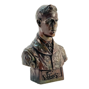 1960s Vintage Plaster Bust of Charles Augustus Lindbergh