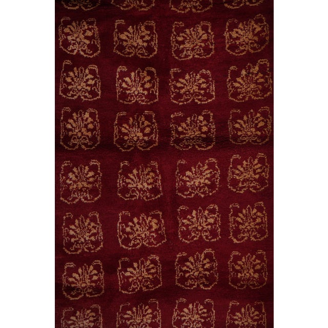 1960s Vintage Wool Turkish Tulu Rug 3'7'' X 7'7'' For Sale - Image 6 of 10