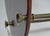 1930s Mahogany Brass Three Tier Oval English Campaign Style Etagere Shelf For Sale - Image 9 of 14