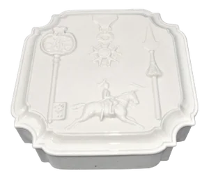 Vintage Mottahedeh Italian Porcelain Covered Dish
