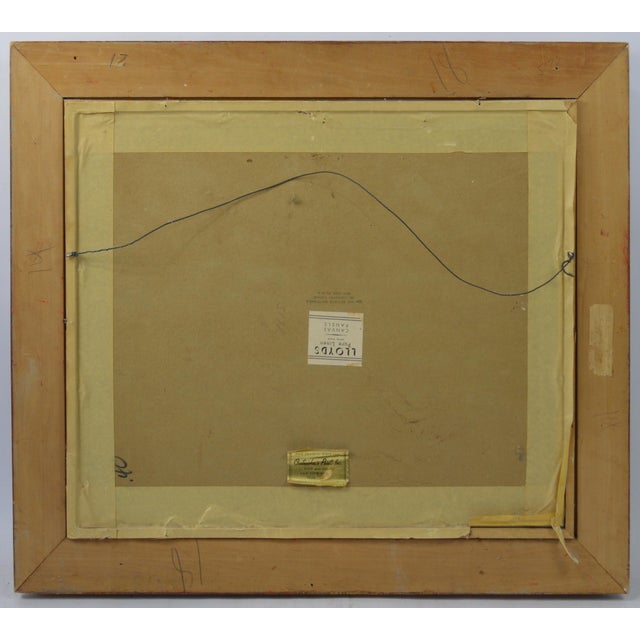 Mid 20th Century Vintage Still Life Painting With a Good French Louis Style Frame For Sale - Image 5 of 6