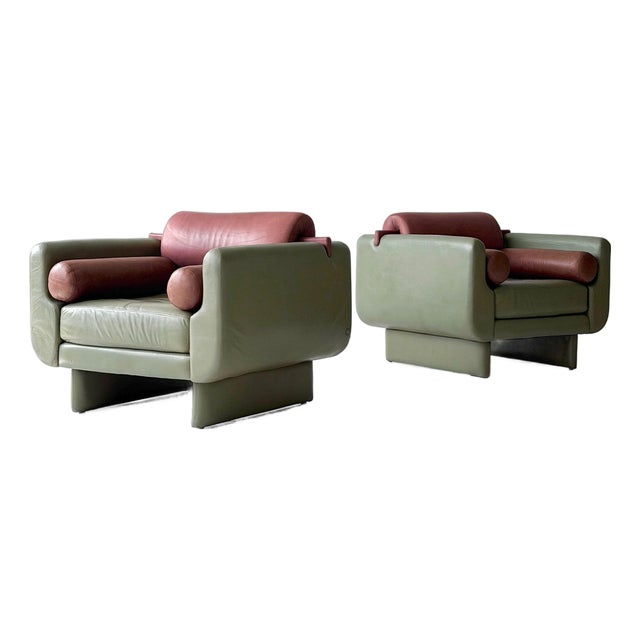 Matinee Chairs by Vladimir Kagan for American Leather For Sale
