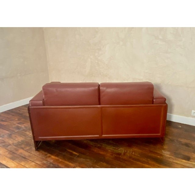 Korium KM 3/1 Two-Seater Sofa by Tito Agnoli for Matteo Grassi, Italy, 1980s For Sale - Image 3 of 18