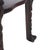 Wood Antique Chinese Floral & Figural Carved Rosewood Rouge Marble Top Stand C1920 For Sale - Image 7 of 12