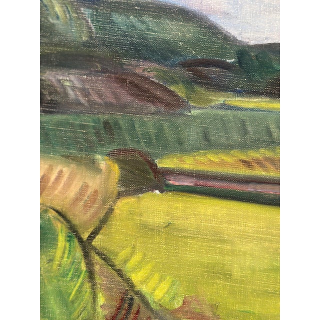 Wilgot Olsson, Orust, 1960s, Oil Painting on Canvas, Framed For Sale - Image 12 of 17