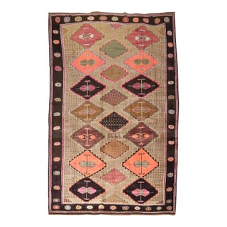 Early 20th Century Geometric Turkish Kars rug no. j3476 For Sale