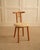 Vintage Italian Chairs in Wood and Velvet, 1970s, Set of 6 For Sale - Image 6 of 11