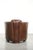 Club Chair in Brown Cowhide Leather For Sale - Image 4 of 16