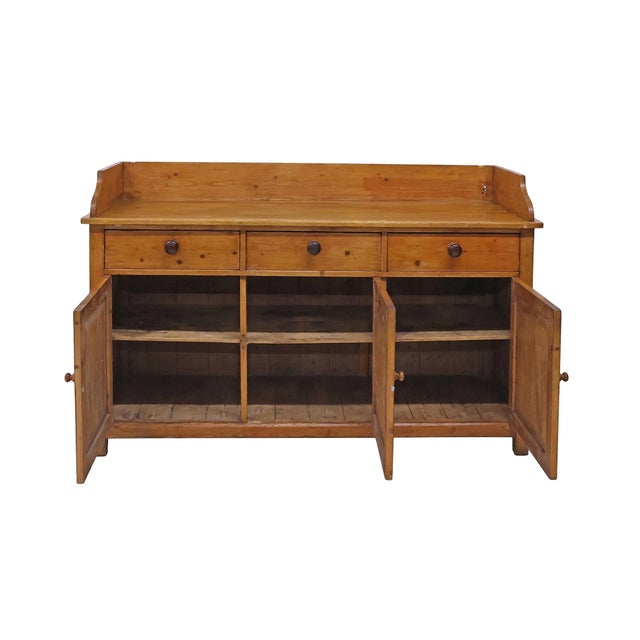 19th Century Scottish Victorian Pine Sideboard For Sale - Image 4 of 7