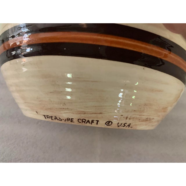 Tribal Vintage 1970s Treasure Craft Southwestern Bowl For Sale - Image 3 of 13