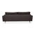 Brown Leather Vida Three-Seater Sofa from Rolf Benz For Sale - Image 9 of 11
