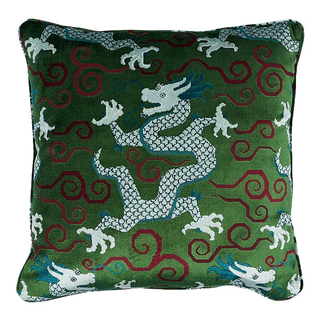 Schumacher Bixi Velvet 22" Pillow For Sale