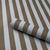 Transitional Sample - Schumacher Edwin Stripe Medium Wallcovering In Brown & Sky For Sale - Image 3 of 5