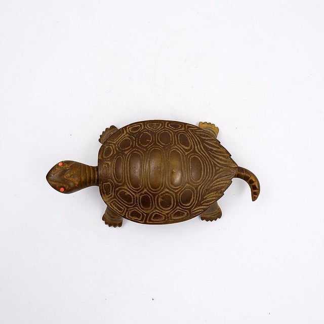 1950s Vintage Bronze Turtle Trinket Box, 1950s For Sale - Image 5 of 13