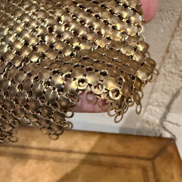 Art Deco Metal Mesh Evening Bag Chainmail Coin Purse Art Deco Toy For Sale - Image 3 of 14