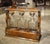 19th Century 3-Bottle English Oak and Silver Plated Locking Decanter Set For Sale - Image 10 of 18
