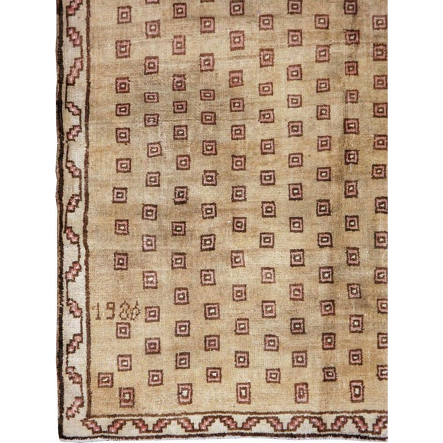Rustic Galerie Shabab Collection Mid-20th Century Turkish Anatolian Wide Gallery Runner For Sale - Image 3 of 10