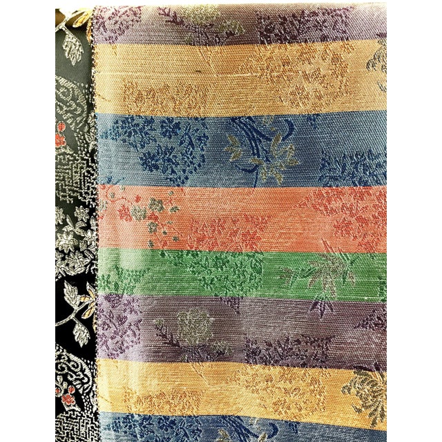 Silk Rayon Double Jacquard Upholstery Fabric For Sale - Image 11 of 11