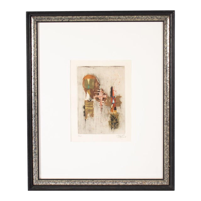 Abstract Color Etching by Johnny Friedlaender For Sale