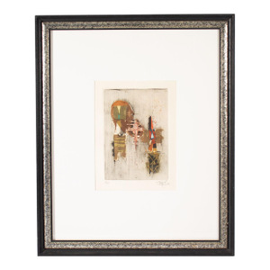 Abstract Color Etching by Johnny Friedlaender