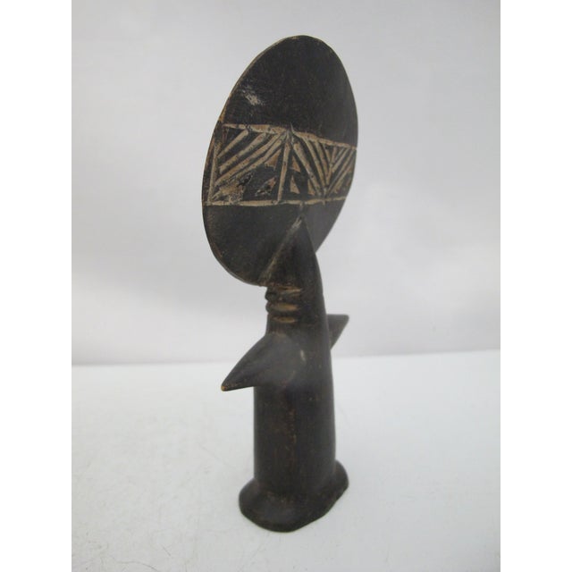 Ashanti Akua'ba West African fertility doll from Ghana, hand crafted from wood. Historically carried by women on their...