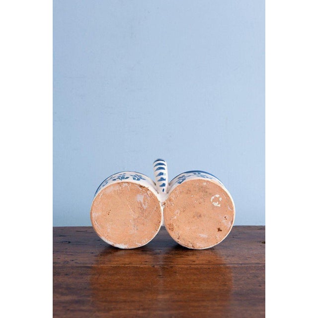 Blue and White Oil and Vinegar Set from Nevers Faience, 18th Century, Set of 2 For Sale - Image 14 of 16