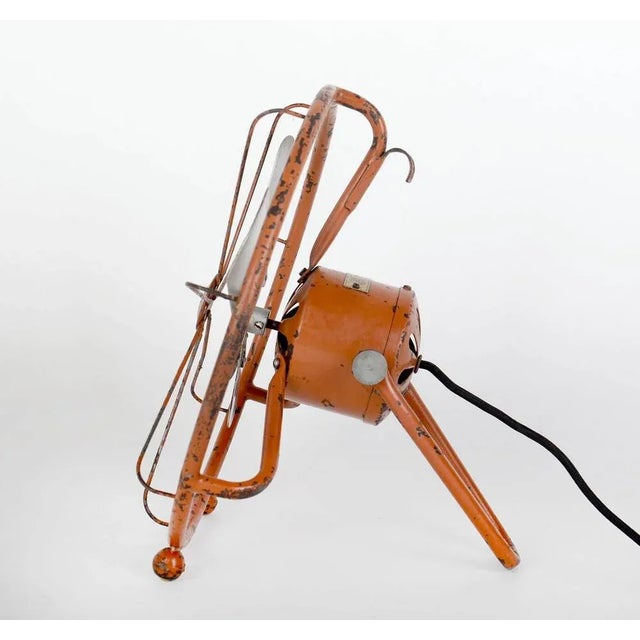 Art Deco Table Fan attributed to Peter Behrens for Aeg Elektro Praga, 1930s For Sale - Image 3 of 10