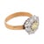 1910s 1910s Edwardian Fancy Yellow and White Diamond Gold Cluster Ring, Size 9 For Sale - Image 5 of 5