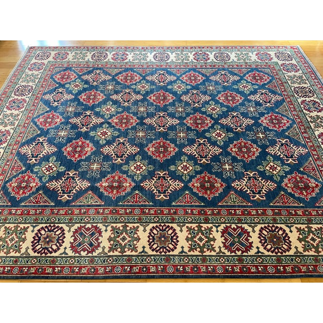 Tribal Super Kazak Area Rug 8x10 For Sale - Image 6 of 11