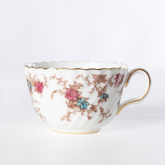 Ceramic Mid 20th Century Minton Ancestral Dinner Set With Cups and Saucers - 49pcs For Sale - Image 7 of 18