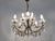 Former bronze suspension chandelier, Marie Thérèse lighting at 12 lights Very nice chandelier "Marie Thérèse" in bronze...