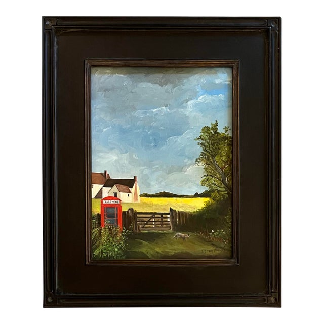 The Red Phone Box by Satori Gregorakis For Sale