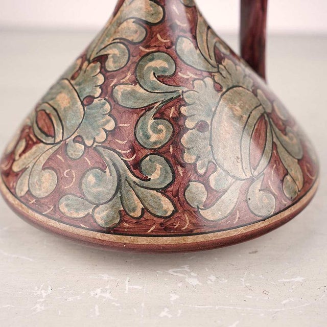 Biagioli Gubbio jug Height: 21 This piece is attributed to the mentioned designer/maker. It has no attribution mark and no...