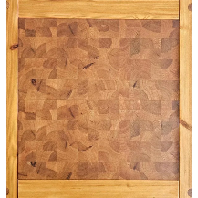 Mid-Century Pine Side Table attributed to Jaob Kielland Brandt, Sweden, 1970s For Sale - Image 9 of 11