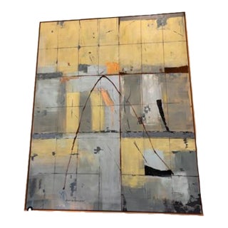 Contemporary Abstract Grid Painting - Richardson For Sale