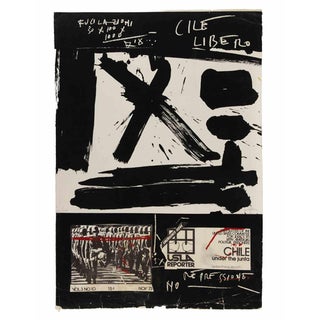 Emilio Vedova, Cile Libero, 1973, Lithograph For Sale