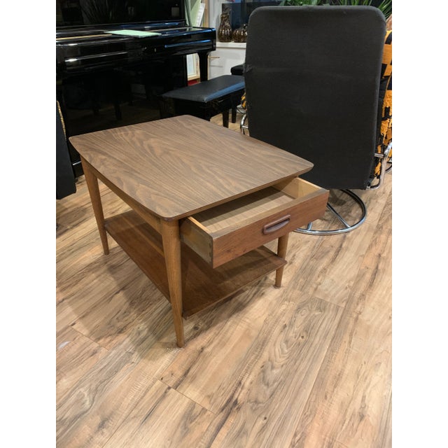 1970s 1970s Mid Century Modern Wooden End Table For Sale - Image 5 of 7