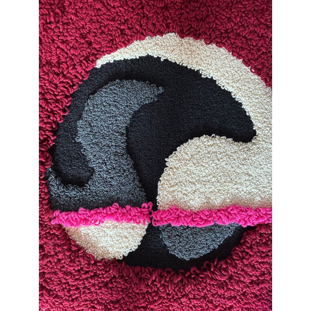 Harry Hilson Virgin Wool Wall Hanging Tapestry For Sale - Image 4 of 8