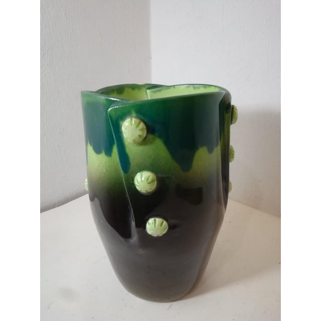Ceramic Vase by Ars Pulchra Turin, Italy, 1930s For Sale - Image 9 of 9
