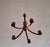 Teak Chandelier with Five Arms from Domus, 1970s For Sale - Image 5 of 6